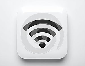 Wi-Fi icon. Flat design.