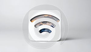 Wi-Fi icon. Flat design.