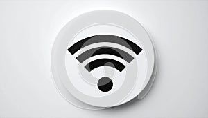 Wi-Fi icon. Flat design.