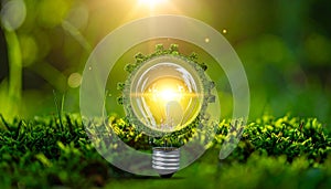 Gear and idea vector