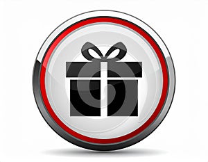 Vector illustration of gift icon