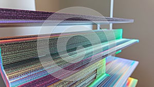 Stack of Colored Paper