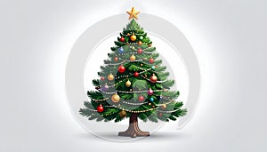 christmas tree icon, Vectos