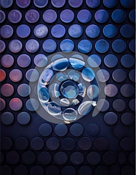 Background with circles