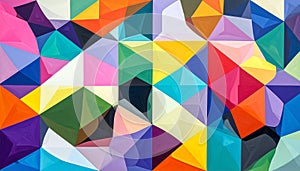 Abstract background multicolor geometric poligonal