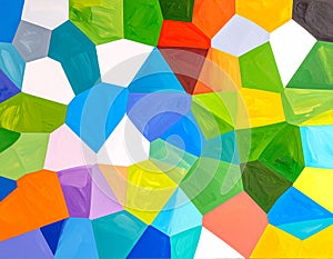 Abstract background multicolor geometric poligonal