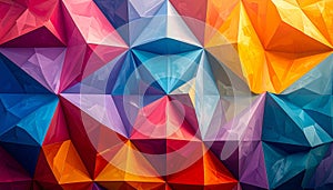 Abstract background multicolor geometric poligonal