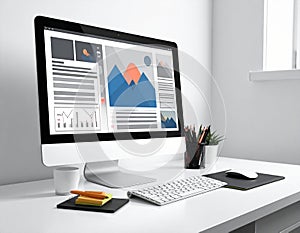 Designer software - Vector flat icon