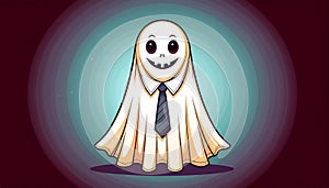 Ghost with Tie