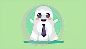 Ghost with Tie