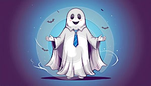 Ghost with Tie