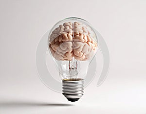 icon bulb brain