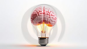 icon bulb brain