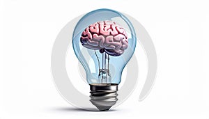 icon bulb brain
