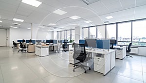 Modern Open-Plan Office Interior