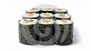 Assortment of Fresh Sushi Rolls