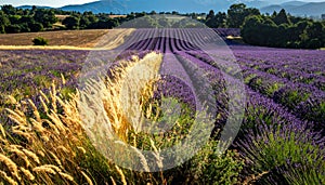 Lavender Fields in Bloom