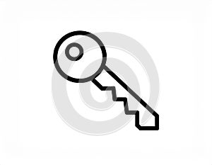 Key icon design template vector