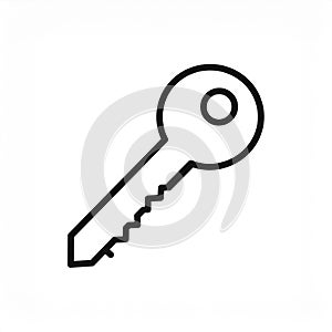 Key icon design template vector