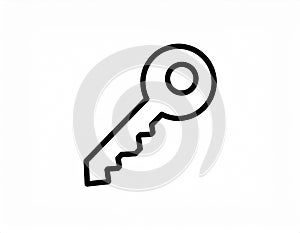 Key icon design template vector