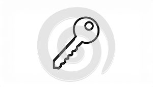 Key icon design template vector