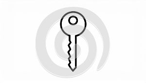 Key icon design template vector
