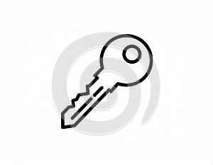 Key icon design template vector