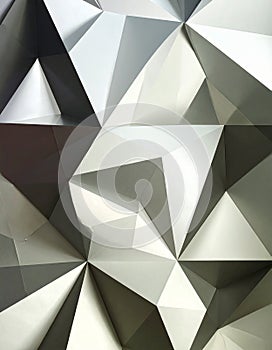 Polygon Abstract geometric background. Modern overlapping triangles