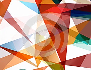 Polygon Abstract geometric background. Modern overlapping triangles