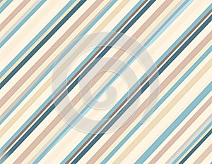 Seamless vector pattern with diagonal stripes. Abstract vector background. 1950s-1960