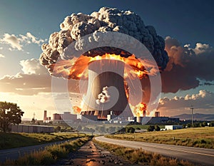 Wybuch reaktora atomowego