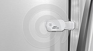 Child Lock on Refrigerator, Safety Latch for Babyproofing