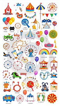 Vector vignette vector-style image of funloop