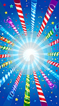 Vector vignette vector-style image of funloop