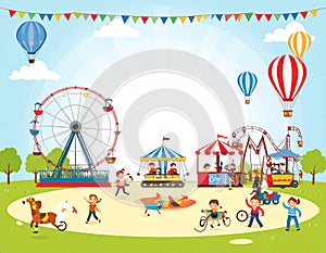 Vector vignette vector-style image of funloop