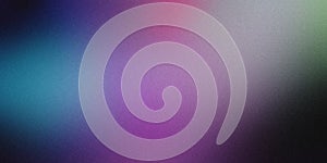 Soft and colorful backdrop created by abstract blurred gradient background with grain texture effect