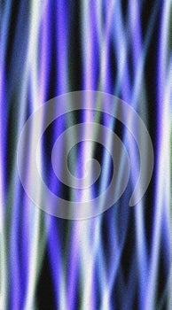 Abstract grainy texture background with vertical blue, purple, and white stripes