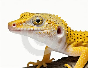 Generated image: Close-up of a colorful gecko