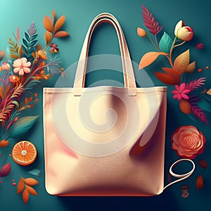 Rephrase the concept of a tote bag sample visualization