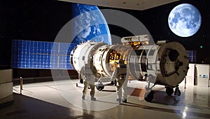 Generated image.Space environment simulator.