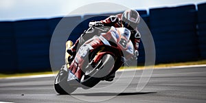 The Determination of a MotoGP Rider A Single-minded Focus on the Finish Line photo