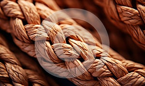 Fabric Finery Close-up of Rustic Mesh Weave Texture photo