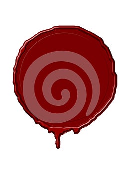 Generated wax stamp