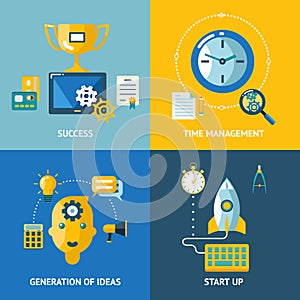 Generation of ideas start up time management