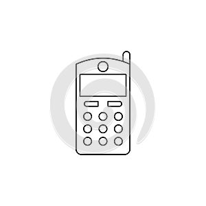 generation of small phones icon. Element of generation icon for mobile concept and web apps. Thin line icon for website design an