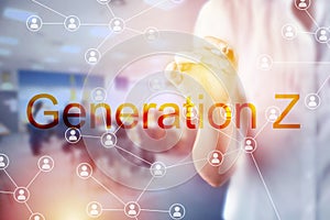 Generation Z business concept photo