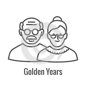 Generational and Retirement Icon set showing considerations - retirement