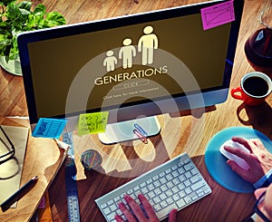 Generations Family Togetherness Relationship Concept