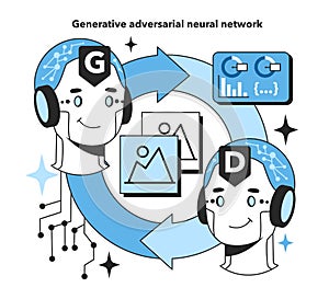 Generative adversarial artificial neural network. Self-learning computing photo
