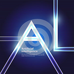 Generative Agentic AI Technology Background Digital